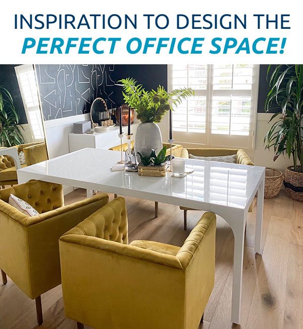 Inspiration to Design The Perfect Office Space All the essentials you need to make your home workspace comfortable and inspiring BROWSE OFFICE FURNITURE