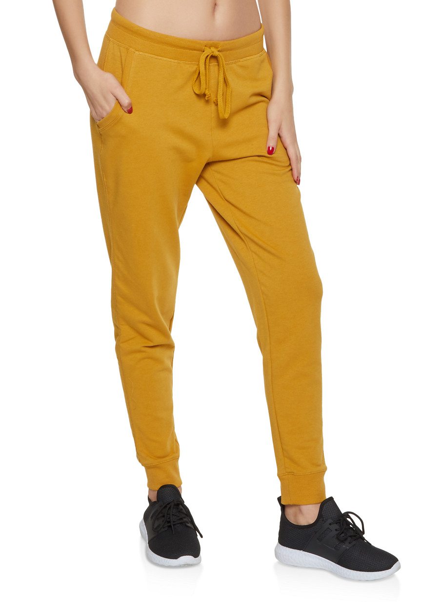 Solid French Terry Lined Joggers