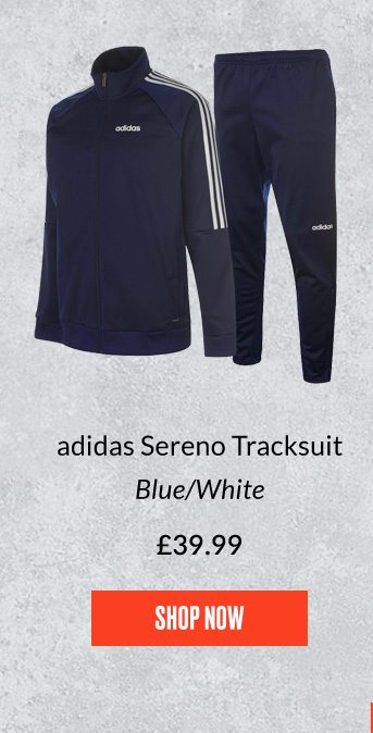 adidas sereno tracksuit blue