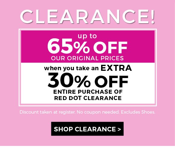 SHOP CLEARANCE