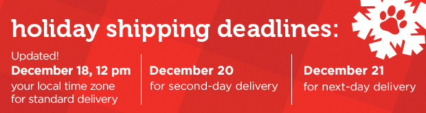 Holiday shipping deadlines