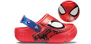 Kids' Crocs Fun Lab Spider-Man Lights Clogs