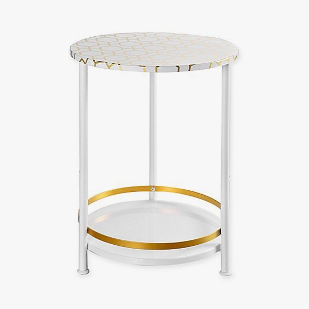 Two Tier Round Side Table 