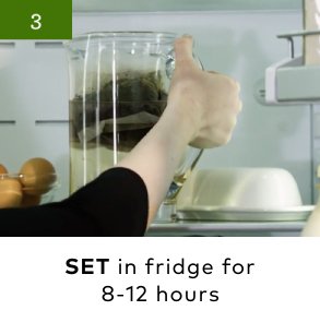 3 | SET in fridge for 8-12 hours