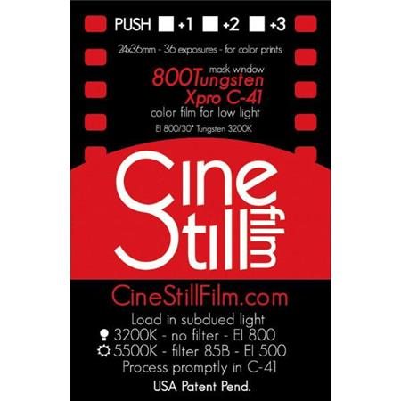 CineStill Xpro C-41 800Tungsten 35mm Color Negative Film, 36 Exposures