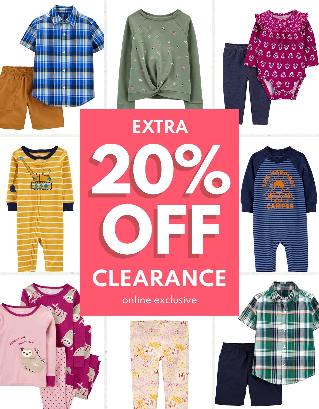 EXTRA 20% OFF CLEARANCE | online exclusive 
