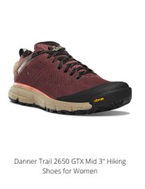 Danner Trail 2650 GTX Mid 3" Hiking Shoes for Women