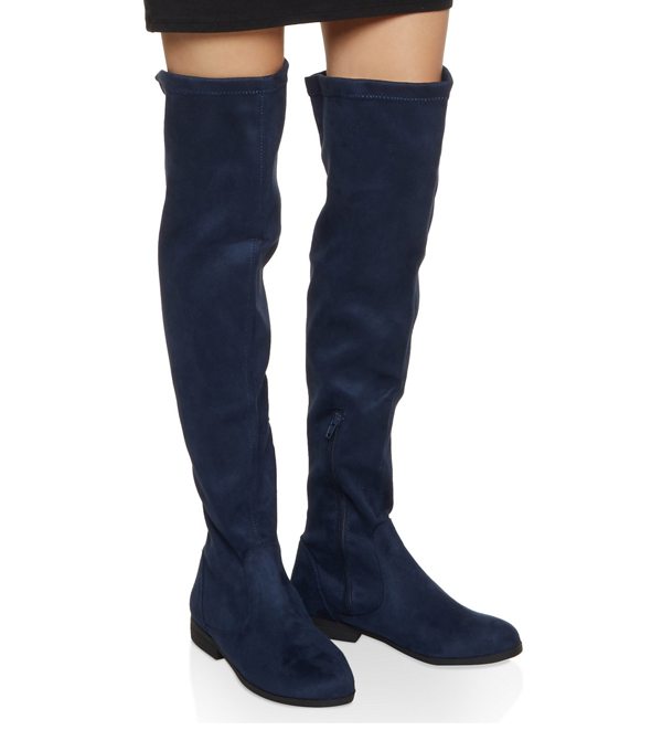 Side Zip Over the Knee Boots