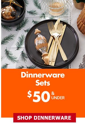 Dinnerware Sets $50 & under
