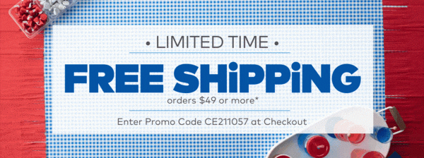 Limited Time! Free Shipping on Orders $49 or More