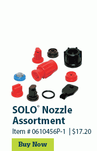 SOLO® Nozzle Assortment | Item # 0610456P-1 | $17.20 | Buy Now >