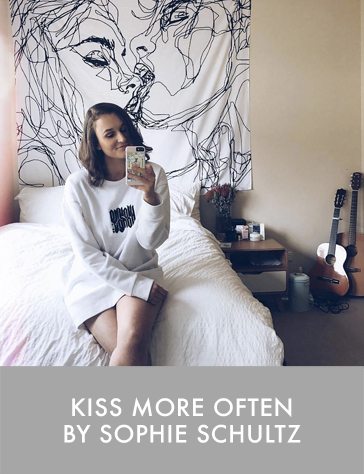 kiss more often by Sophie Schultz