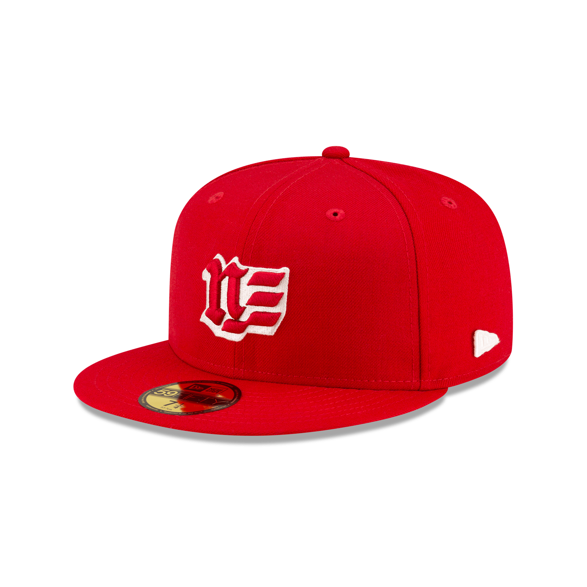 Image of Brand New Era Blackletter Scarlet 59FIFTY Fitted Hat