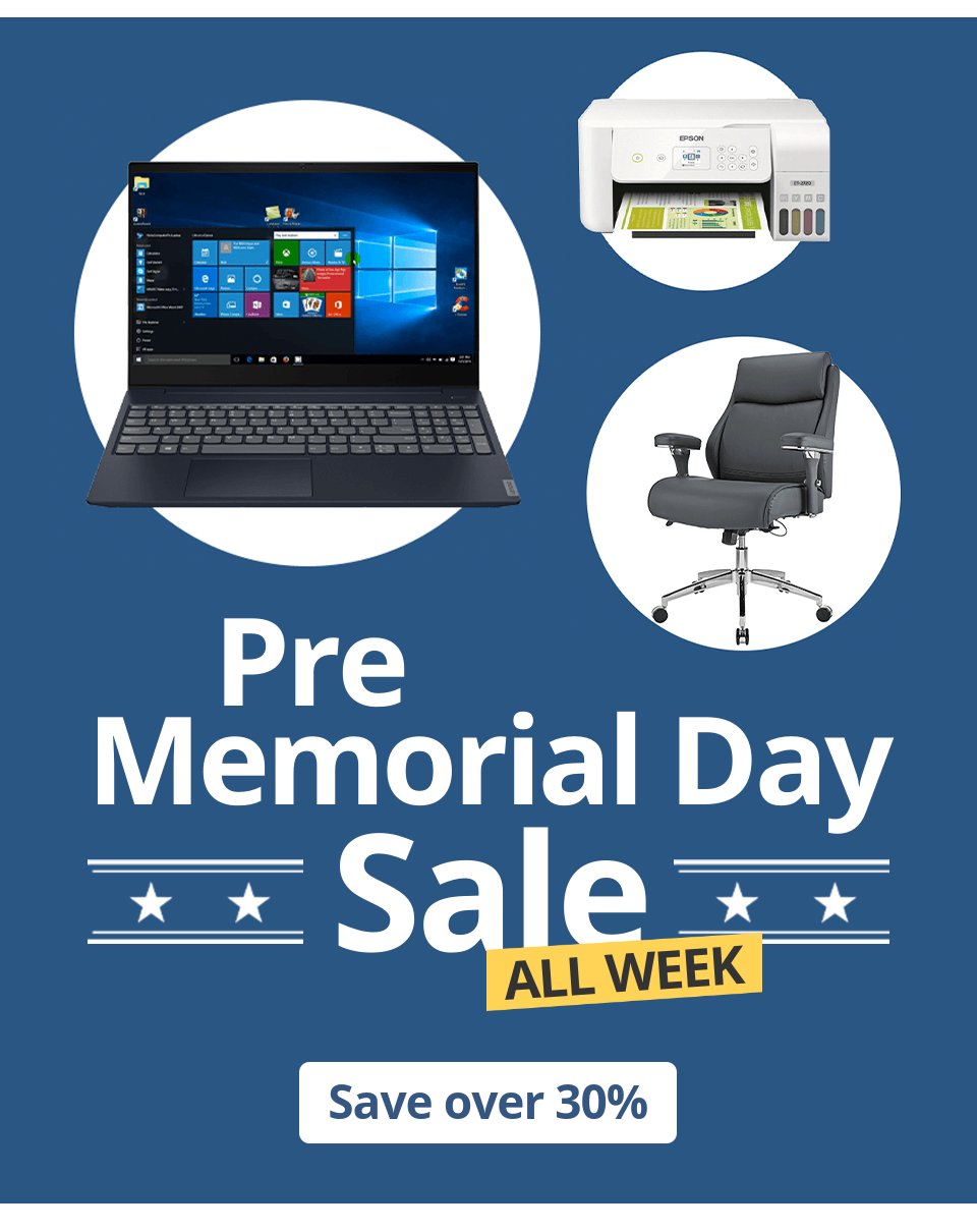 Pre Memorial Day Sale Save Up To $160 select PCs & Monitors