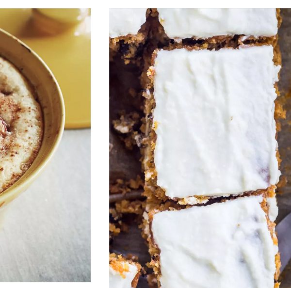 Pumpkin Cake with Maple Frosting