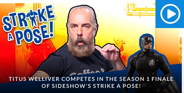 Titus Welliver competes in the Season 1 finale of Sideshow's Strike a Pose! Does he win? Watch to find out!