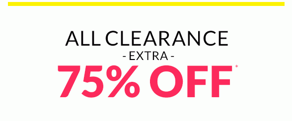 Extra 60-75% Off All Clearance 