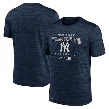 Men's Nike Navy New York Yankees Authentic Collection Velocity Practice Performance T-Shirt