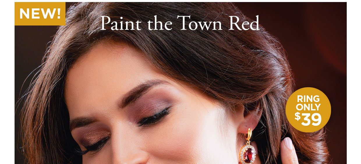 New! Paint the Town Red. Ring Only $39