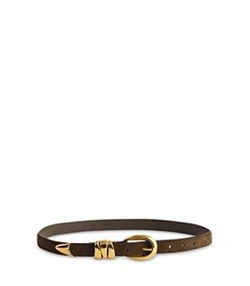 Madewell Women's Triple Keeper Suede Belt