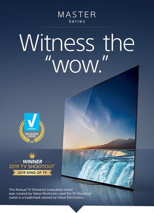 MASTER Series | Witness the "wow." | A9G BRAVIA(R) OLED TV