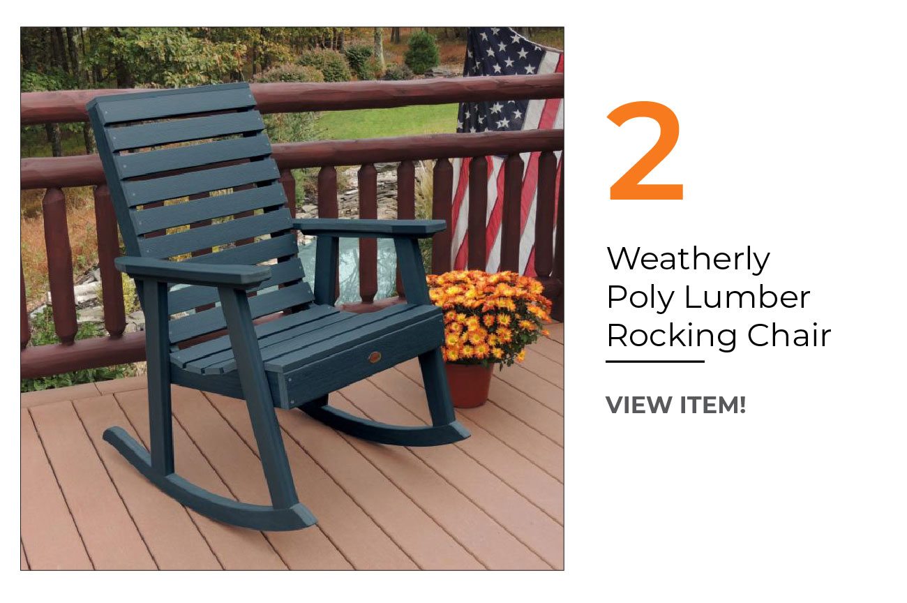 Weatherly Poly Lumber Rocking Chair