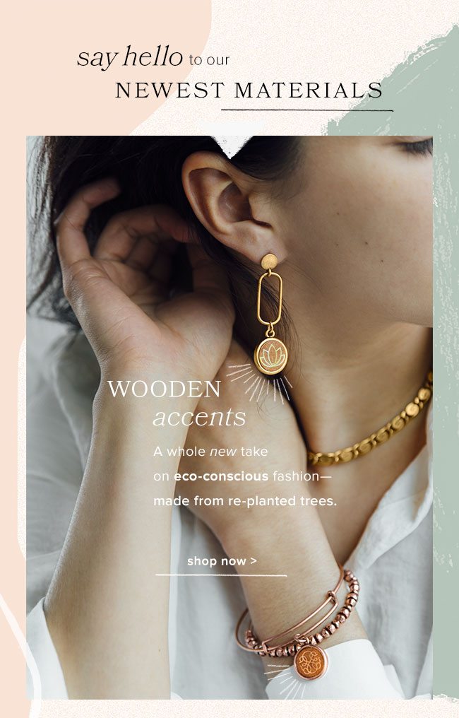 Shop new wooden accents.