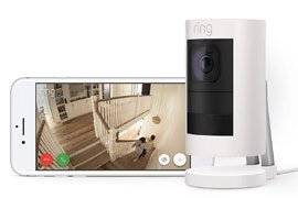 All-new Ring Stick Up Cam Wired HD Security Camera (Works with Alexa) w/ Two-Way Talk and Siren