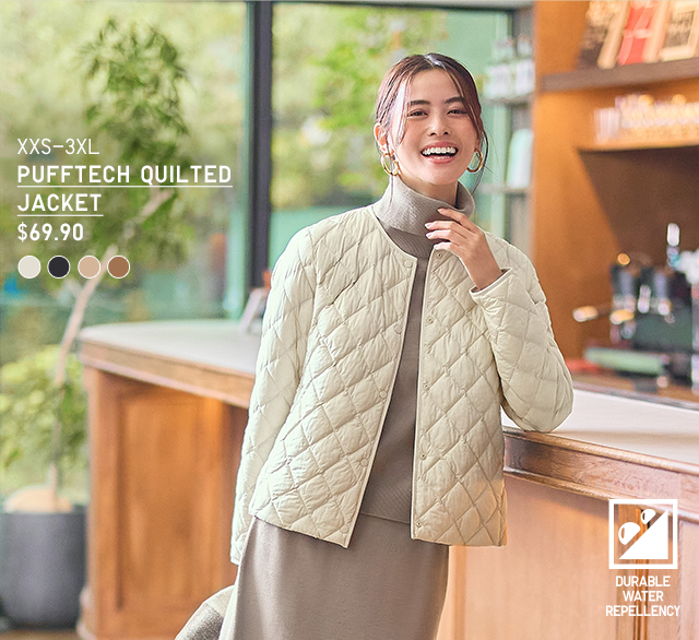 PDP 1 - WOMEN PUFFTECH QUILTED JACKET