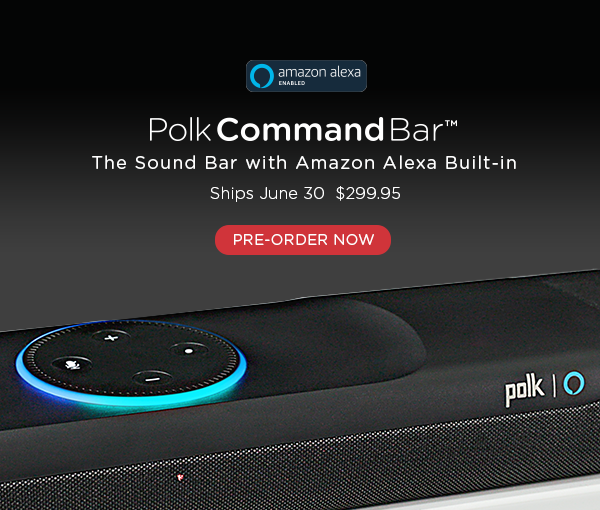 Pre-Order the Polk Command Bar with Amazon Alexa Built-In