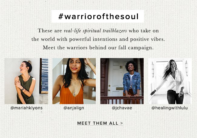 Meet our real-life warriors and see why they inspire us >