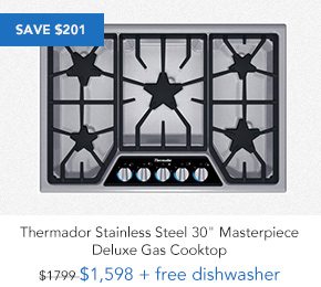 Shop Thermador Stainless Steel 30 Masterpiece Deluxe Gas Cooktop