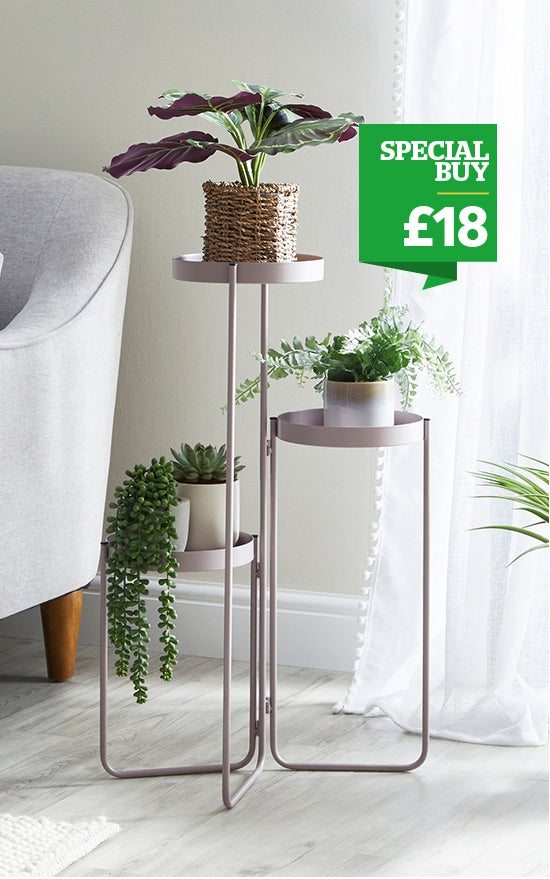 Folding 3 Tier Plant Stand
