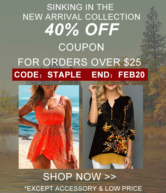 Sinking In The New Arrival Collection 