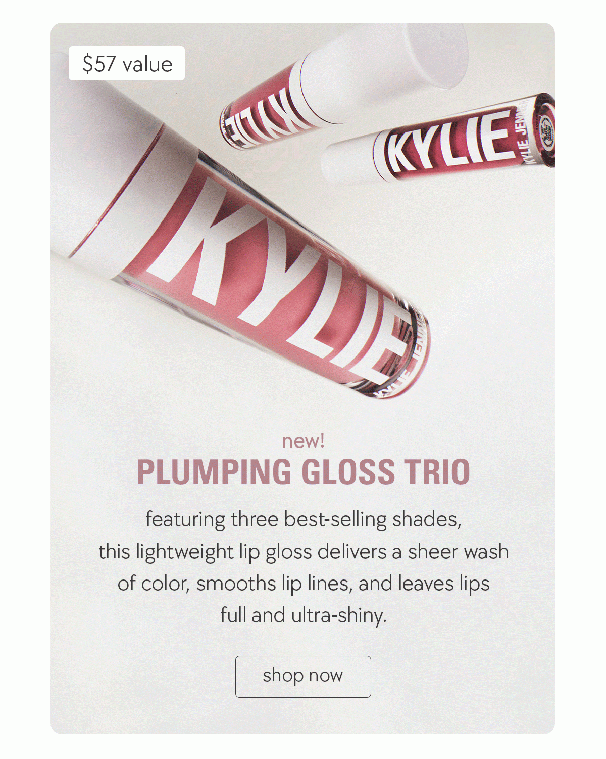 shop plumping gloss trio