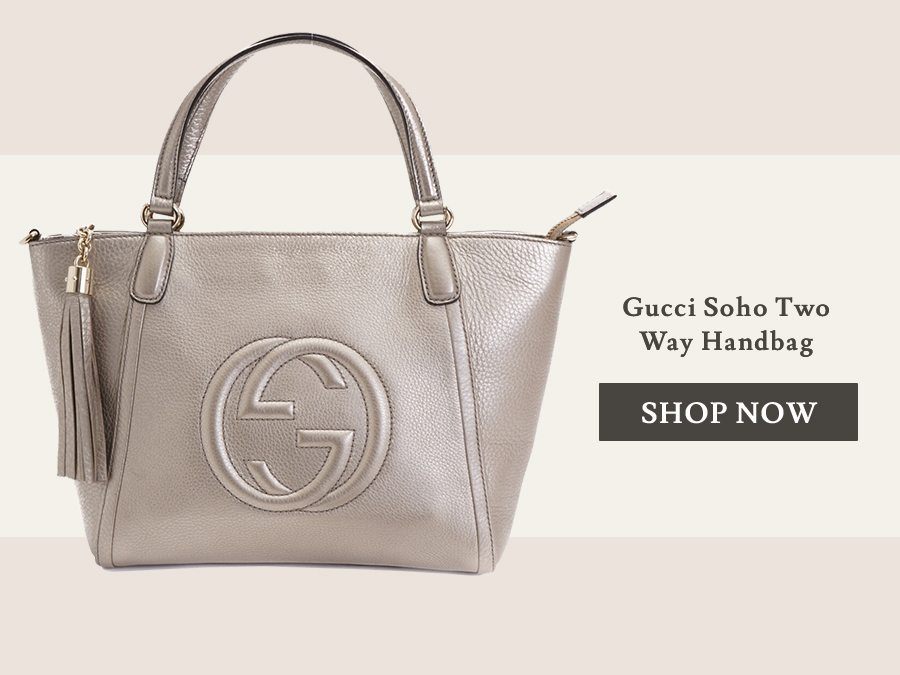 Gucci Soho Two Way Handbag 