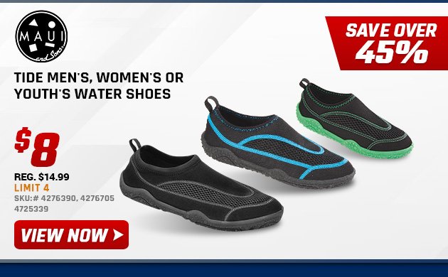 Maui & Sons Tide Men's, Women's or Youth's Water Shoes