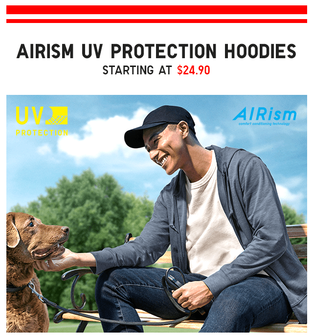 PDP3 - MEN AIRISM UV PROTECTION HOODIES