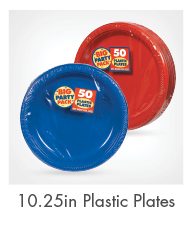 10.25in Plastic Plates
