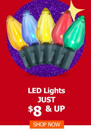 LED Lights Just $8 & Up
