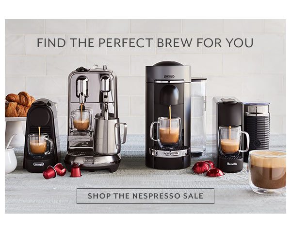 Shop the Nespresso Sale