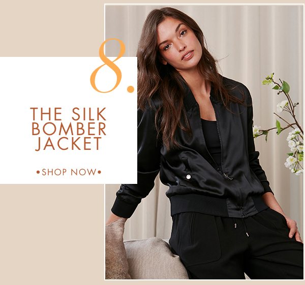 Best Seller - The Silk Bomber Jacket