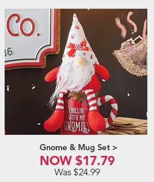 Gnome & Mug SetNow $17.79 Was $23.99