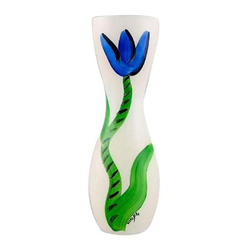 Ulrica Hydman Vallien for Kosta Boda Art Glass Vase, 1980s