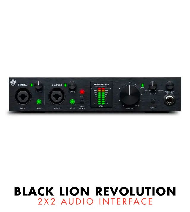 Black Lion Revolution 2X2 Audio Interface