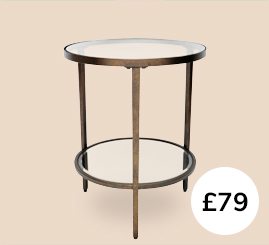 dunelm caprice side table