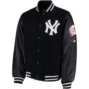 Men's Majestic Navy New York Yankees On-Field Varsity Jacket