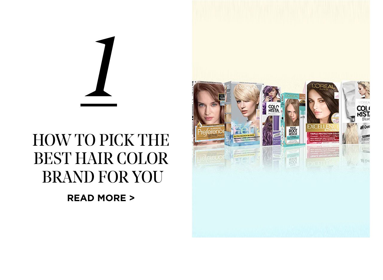 How to pick the best hair color brand for you - Read More