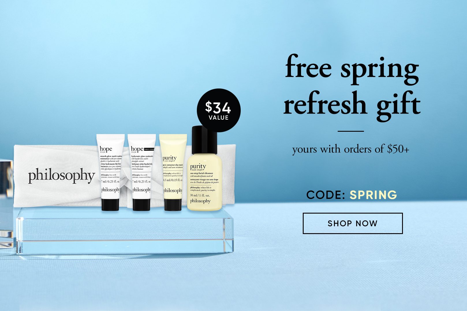 Free Spring Refresh 5-Piece Gift with Code: SPRING