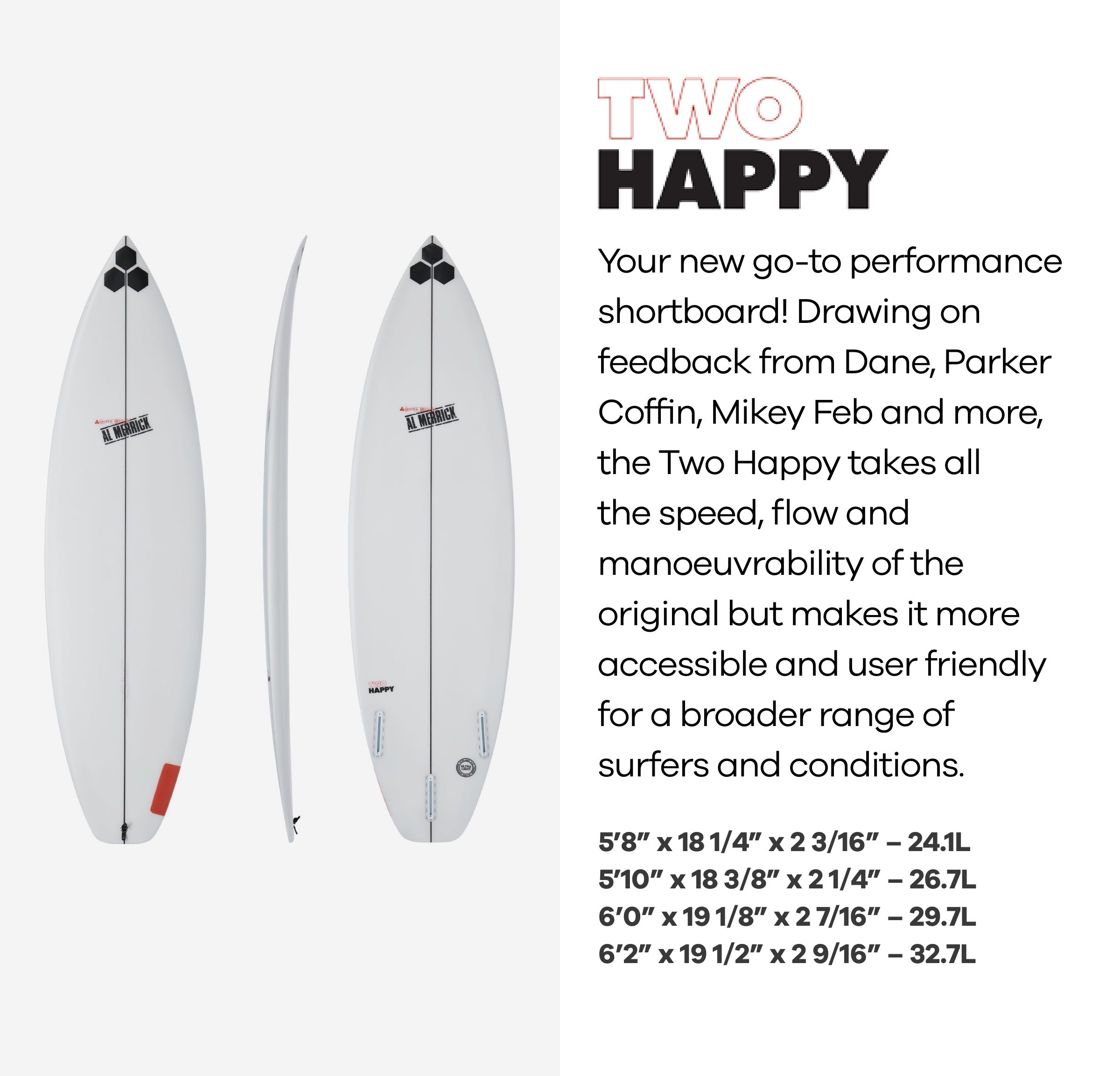 two happy surfboard